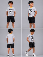 Goal | Kids Printed Tee and Short
