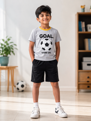 Goal | Kids Printed Tee and Short