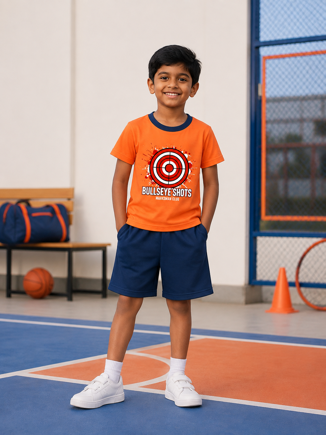 Bullseye shots | Kids Printed Tee and Short