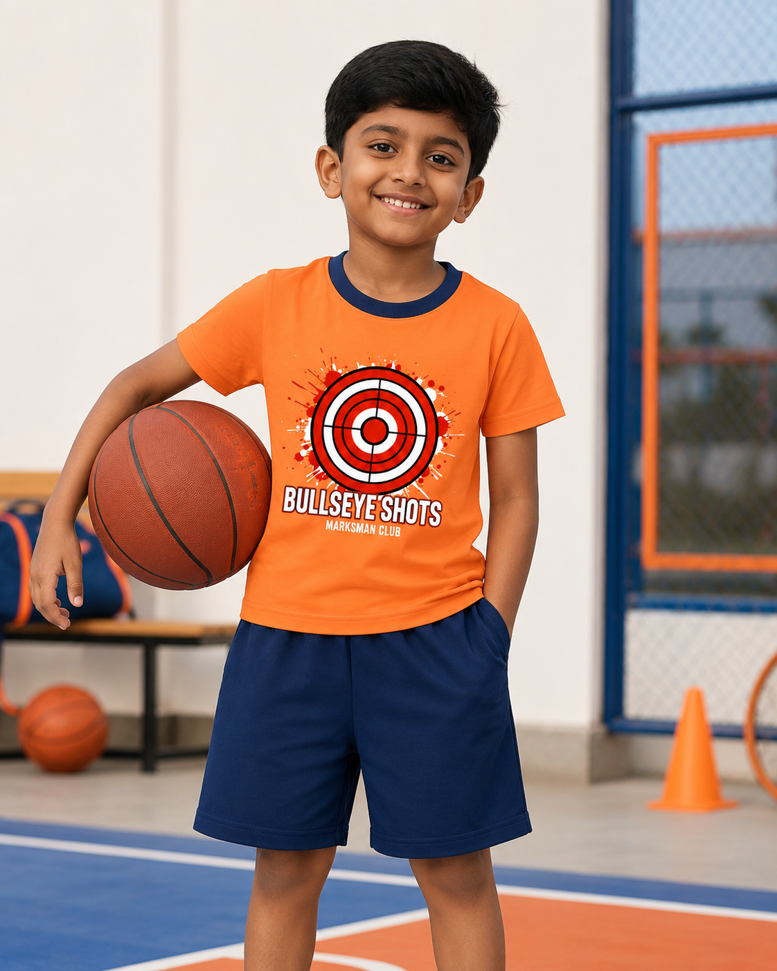 Bullseye shots | Kids Printed Tee and Short