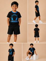 Kids Printed Tee and Short