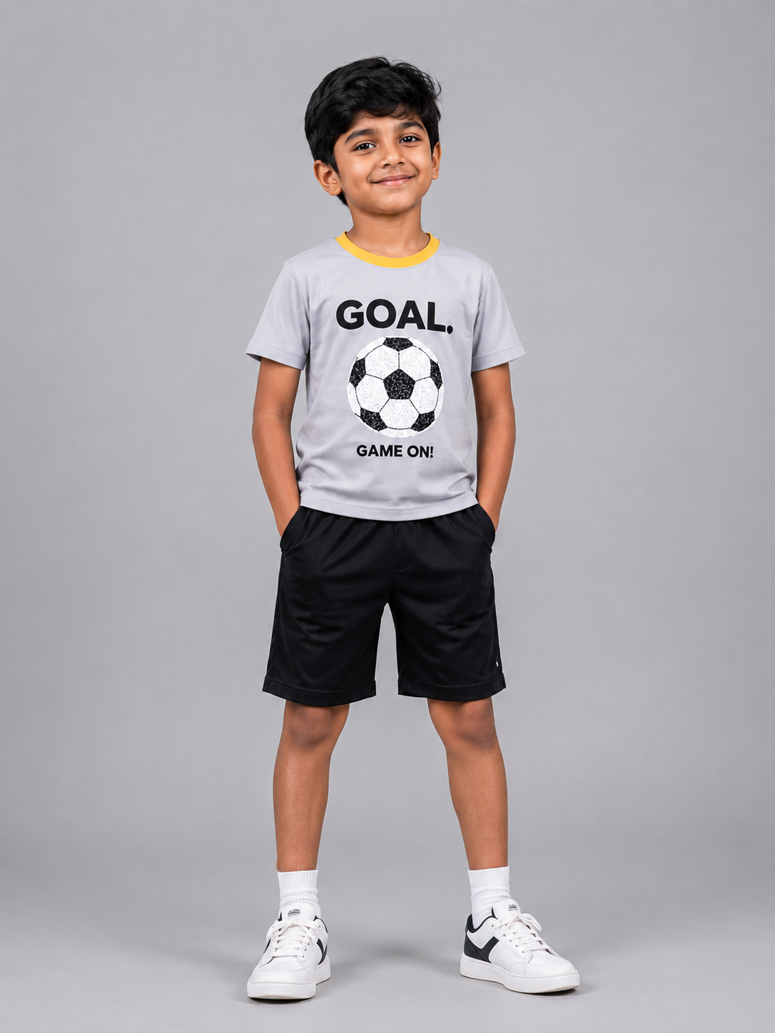 Goal | Kids Printed Tee and Short