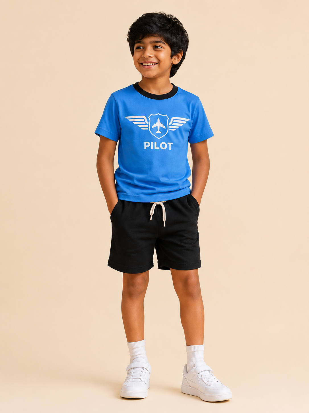 Pilot | Kids Printed Tee and Short