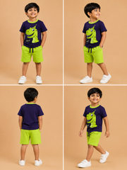 Hello | Kids Printed Tee and Short