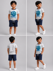 Builder Blocks | Kids Printed Tee and Short