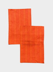 Cotton Pillow Cover - Orange Red Line's