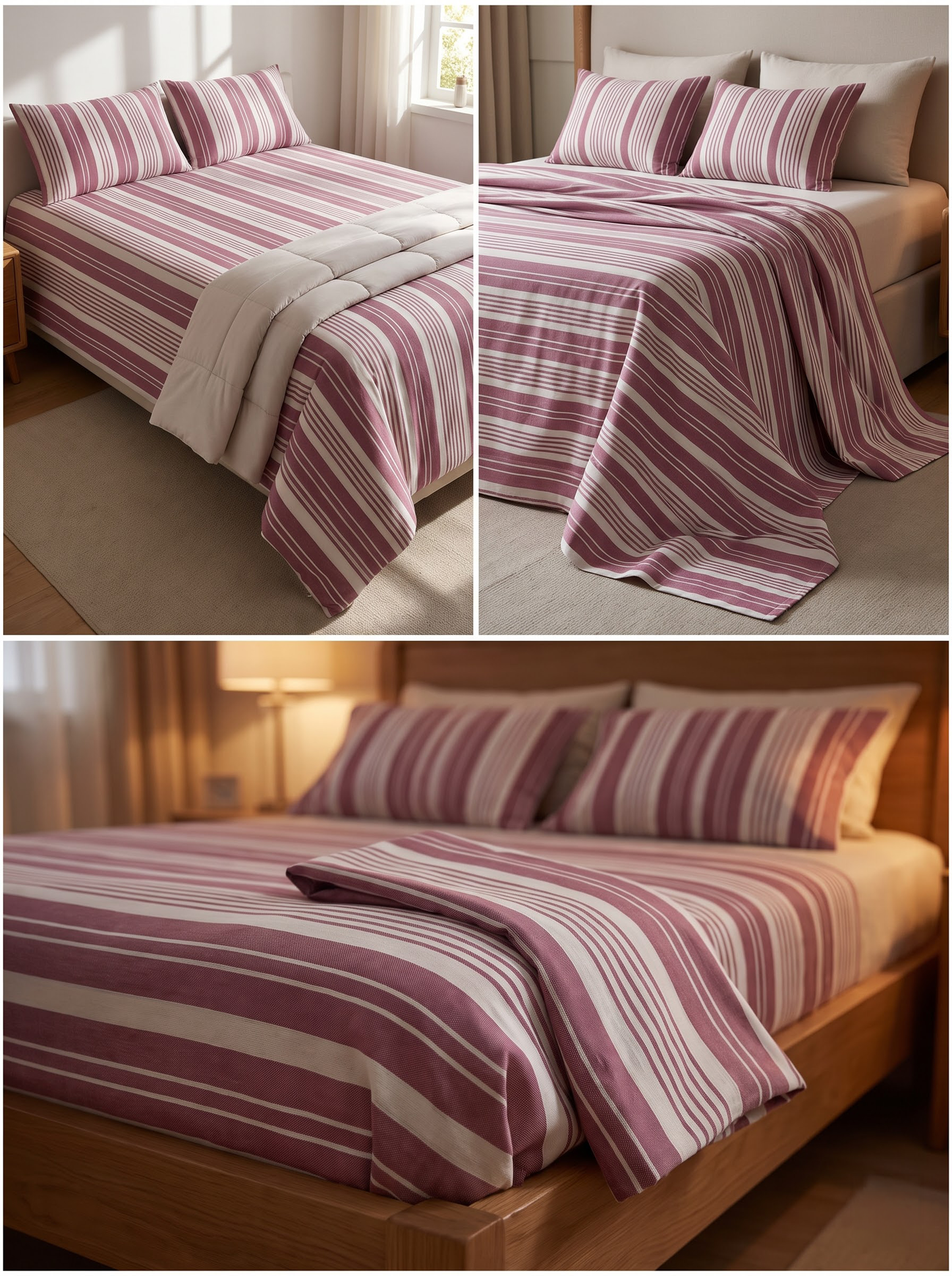 Red Stripe Bedsheet