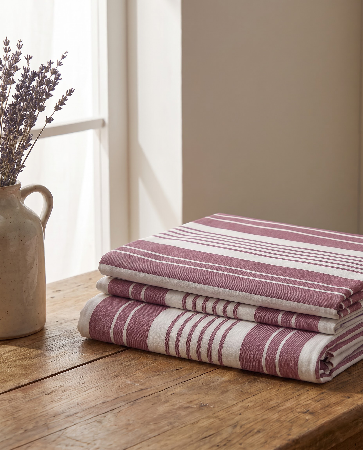 Red Stripe Bedsheet