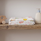 Donut Heart Muslin Swaddle Towel