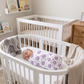 Purple Owl Muslin Swaddle Towel