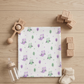 Purple Owl Muslin Swaddle Towel