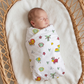 Jungle Animals Muslin Swaddle Towel