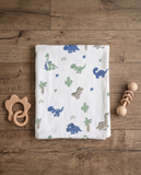 Dinosaur Muslin Swaddle Towel
