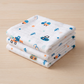 Construction Vehicles Muslin Swaddle Towel