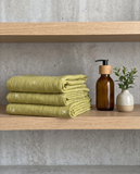 Olive Leaf Muslin Swaddle Towel