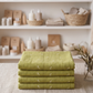 Olive Leaf Muslin Swaddle Towel