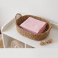 Pink Floral Muslin Swaddle Towel
