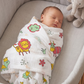 Lion turtle Muslin Swaddle Towel