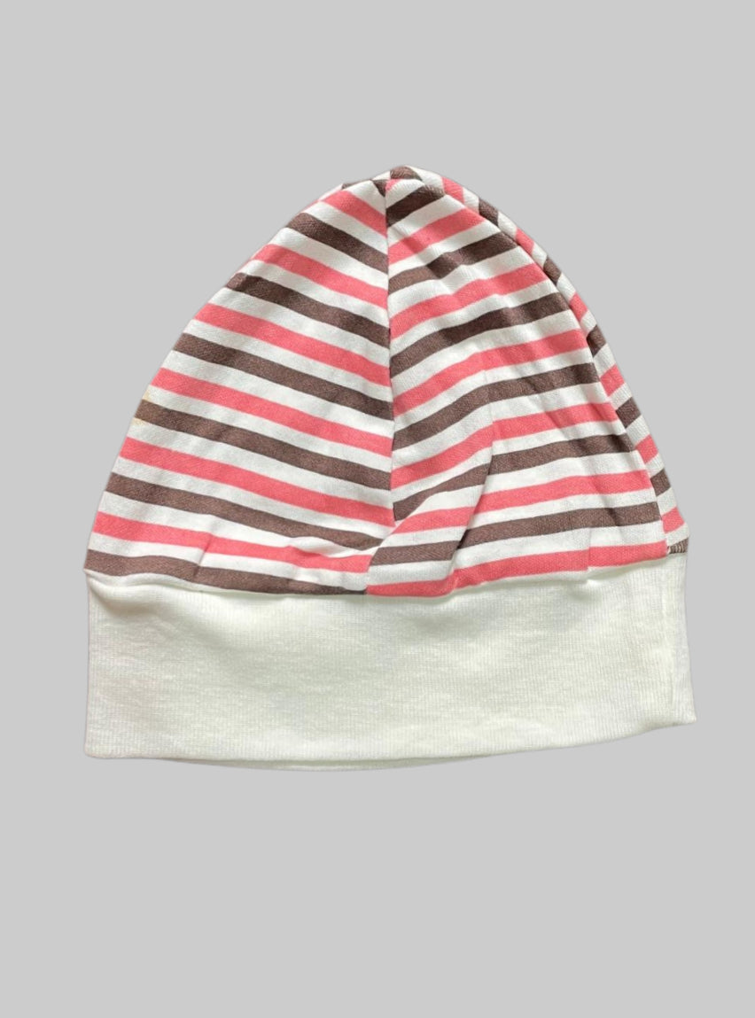 Kids Cap( 0 - 6 Month)- Multi Stripe