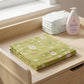 Olive Bunny Heart Muslin Swaddle Towel