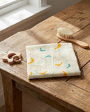 Banana Print Muslin Swaddle Towel