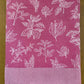 Pink Base Garden Print Jacquard Blankets