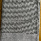 Light Gray Zig Zag Print Single Cot Bedsheet