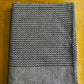 Black Zig Zag Print Single Cot Print