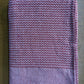 Light Maroon Zig Zag Print Single Cot Bedsheet