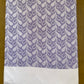 Lavender Base Floral Print Jacquard Blankets