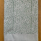 Green Base Drops Print Jacquard Blankets