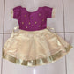 Magenta Gold Ethnic Frock
