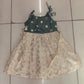 Teal Gold Party Frock