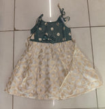 Teal Gold Party Frock