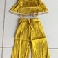 Yellow Flower Top Pant Set